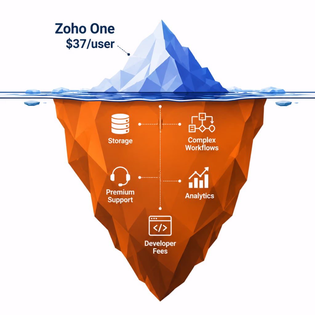 zoho one hidden cost