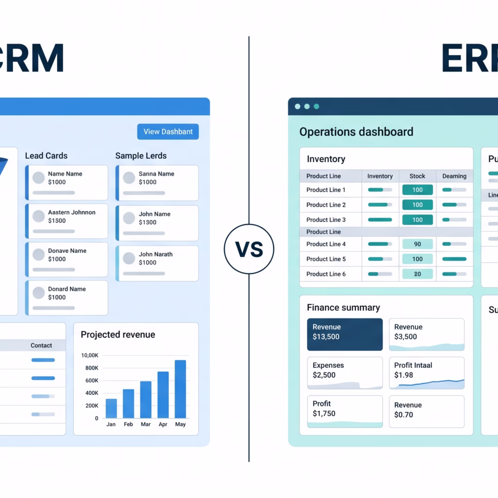 Zoho ERP vs Zoho CRM the learning effort